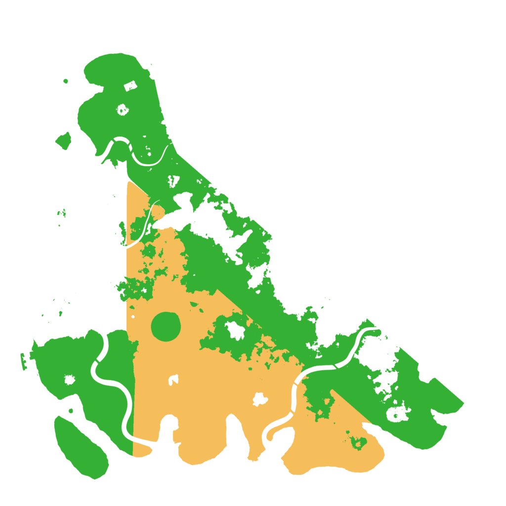 Biome Rust Map: Procedural Map, Size: 4500, Seed: 1632768554
