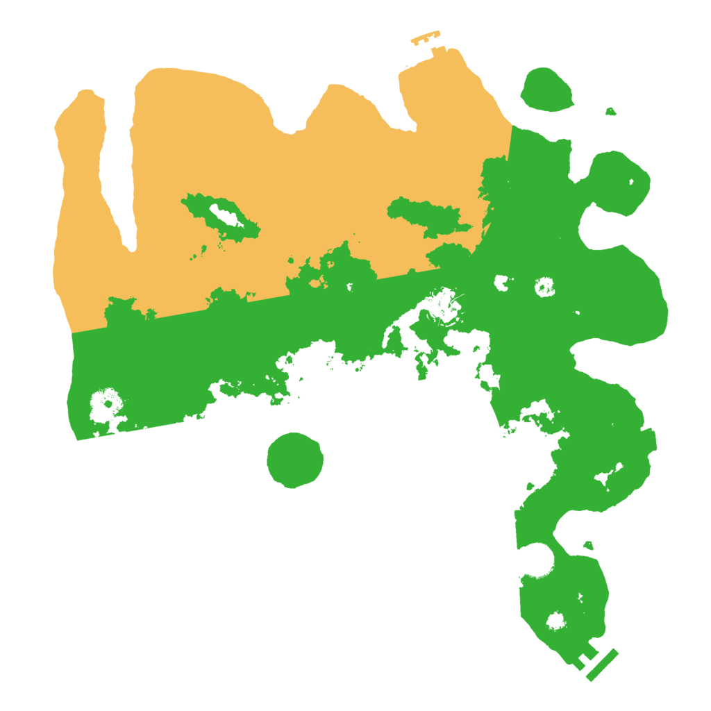 Biome Rust Map: Procedural Map, Size: 3600, Seed: 994607480