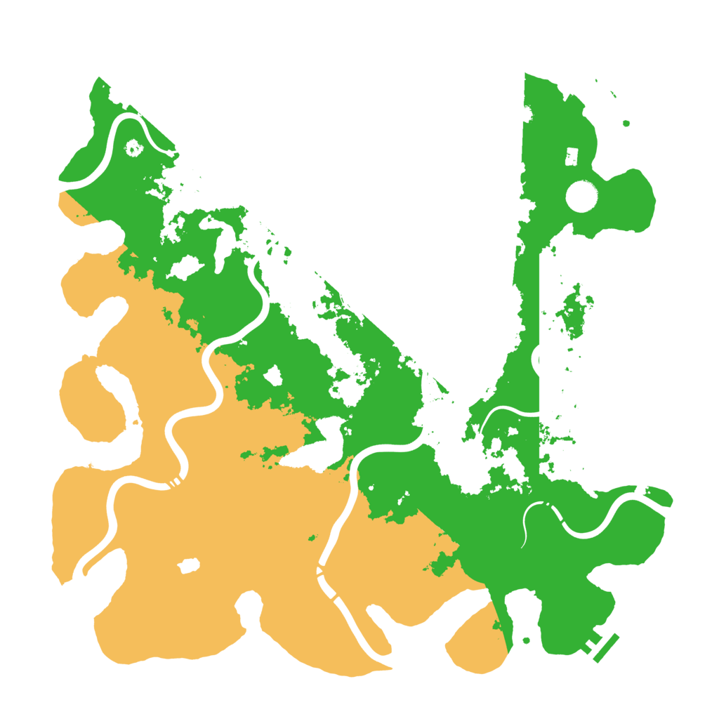 Biome Rust Map: Procedural Map, Size: 4250, Seed: 172635