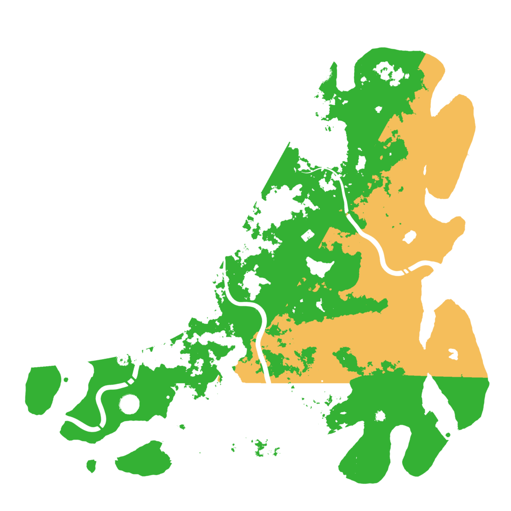 Biome Rust Map: Procedural Map, Size: 4500, Seed: 83746523
