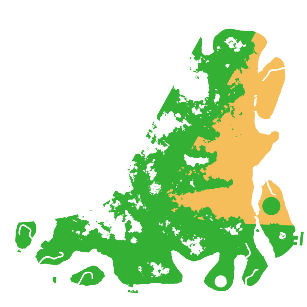 Biome Rust Map: Procedural Map, Size: 4500, Seed: 83746523