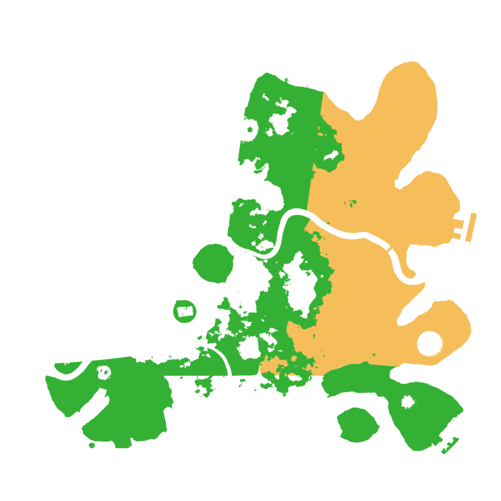 Biome Rust Map: Procedural Map, Size: 3500, Seed: 426519059