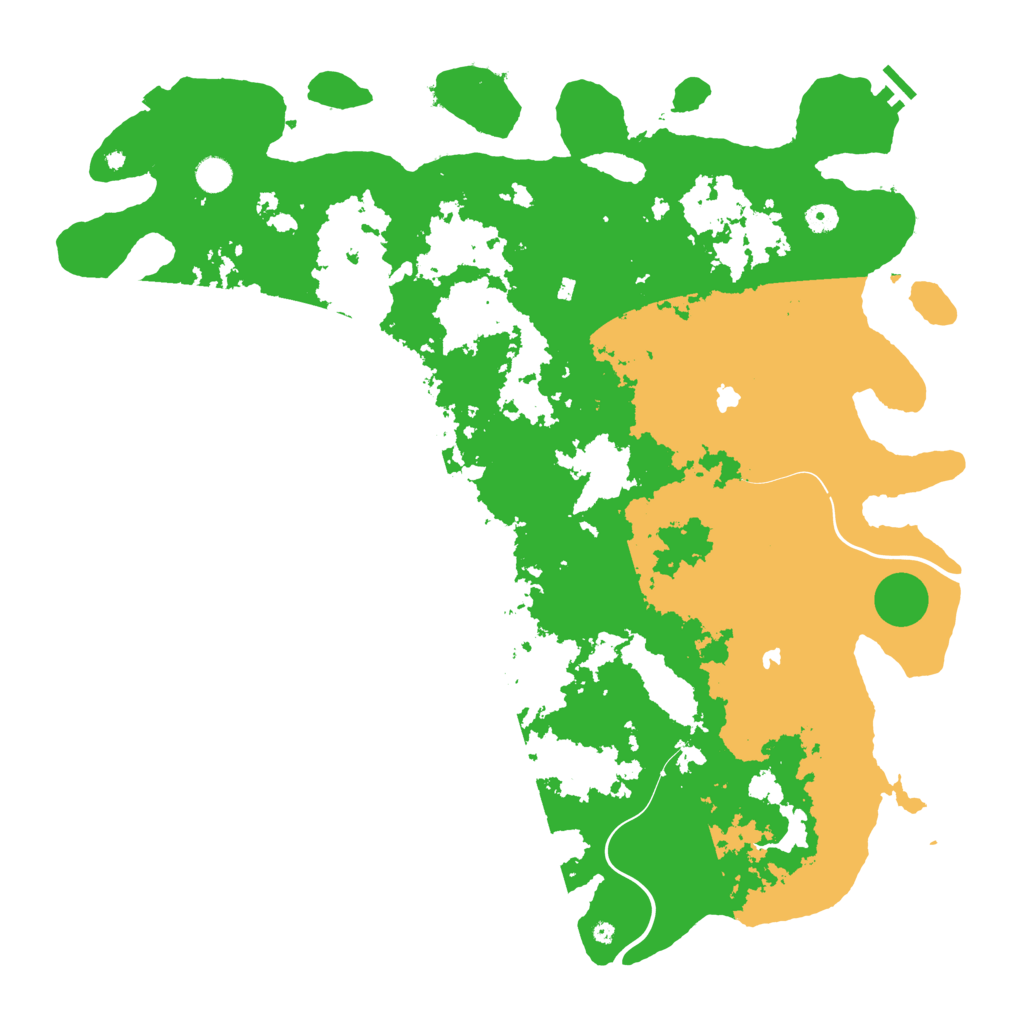 Biome Rust Map: Procedural Map, Size: 5000, Seed: 1995415629
