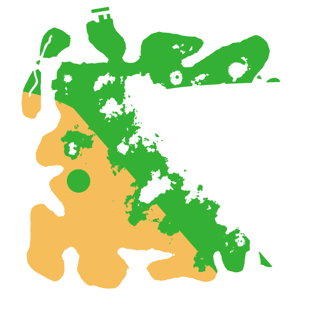 Biome Rust Map: Procedural Map, Size: 3500, Seed: 766488510