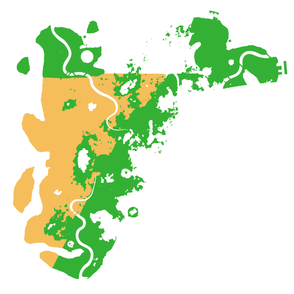 Biome Rust Map: Procedural Map, Size: 4500, Seed: 1305289501