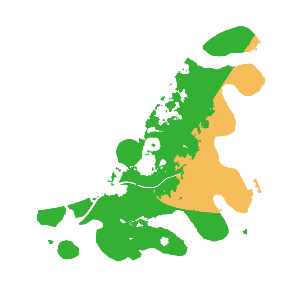 Biome Rust Map: Procedural Map, Size: 3000, Seed: 4275