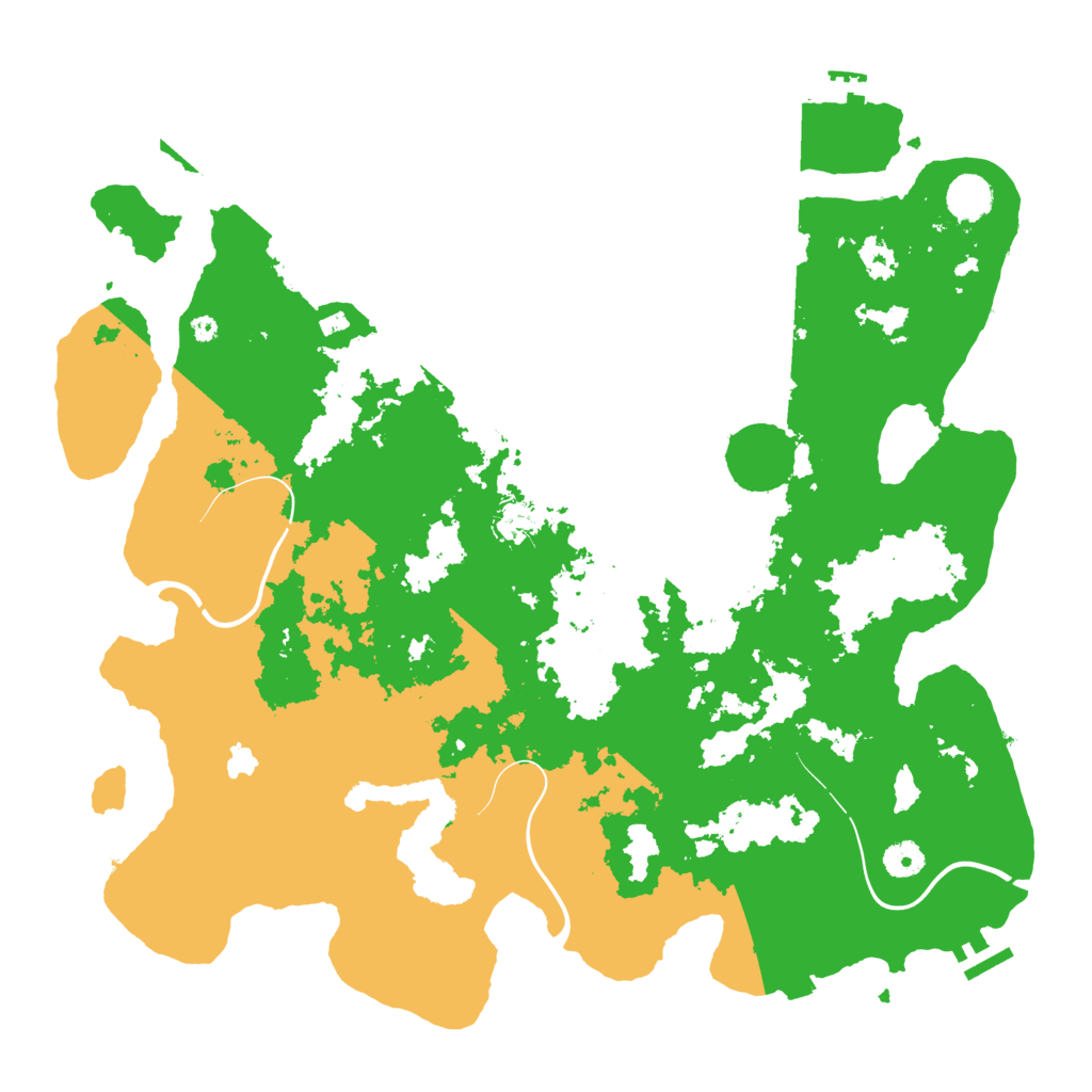 Biome Rust Map: Procedural Map, Size: 4250, Seed: 1109017977