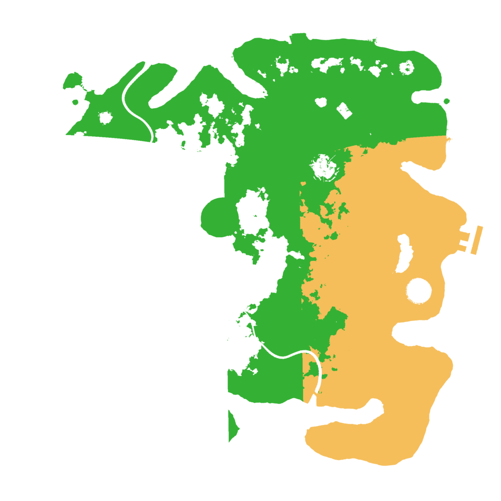 Biome Rust Map: Procedural Map, Size: 3500, Seed: 461698094