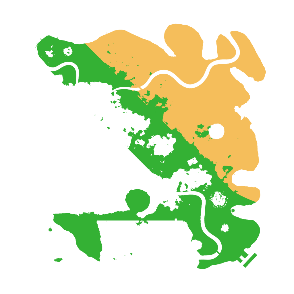 Biome Rust Map: Procedural Map, Size: 3400, Seed: 7901