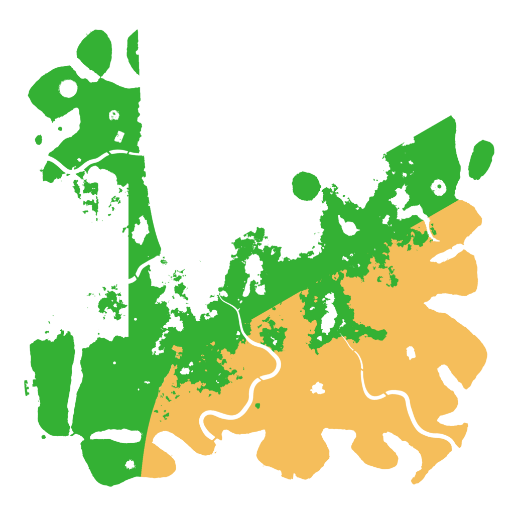 Biome Rust Map: Procedural Map, Size: 5000, Seed: 857019497