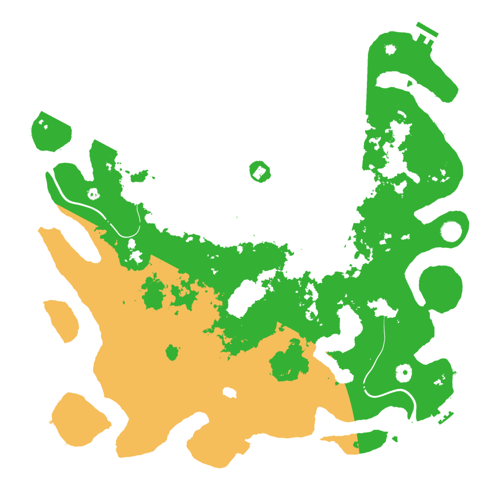 Biome Rust Map: Procedural Map, Size: 4250, Seed: 1361830056