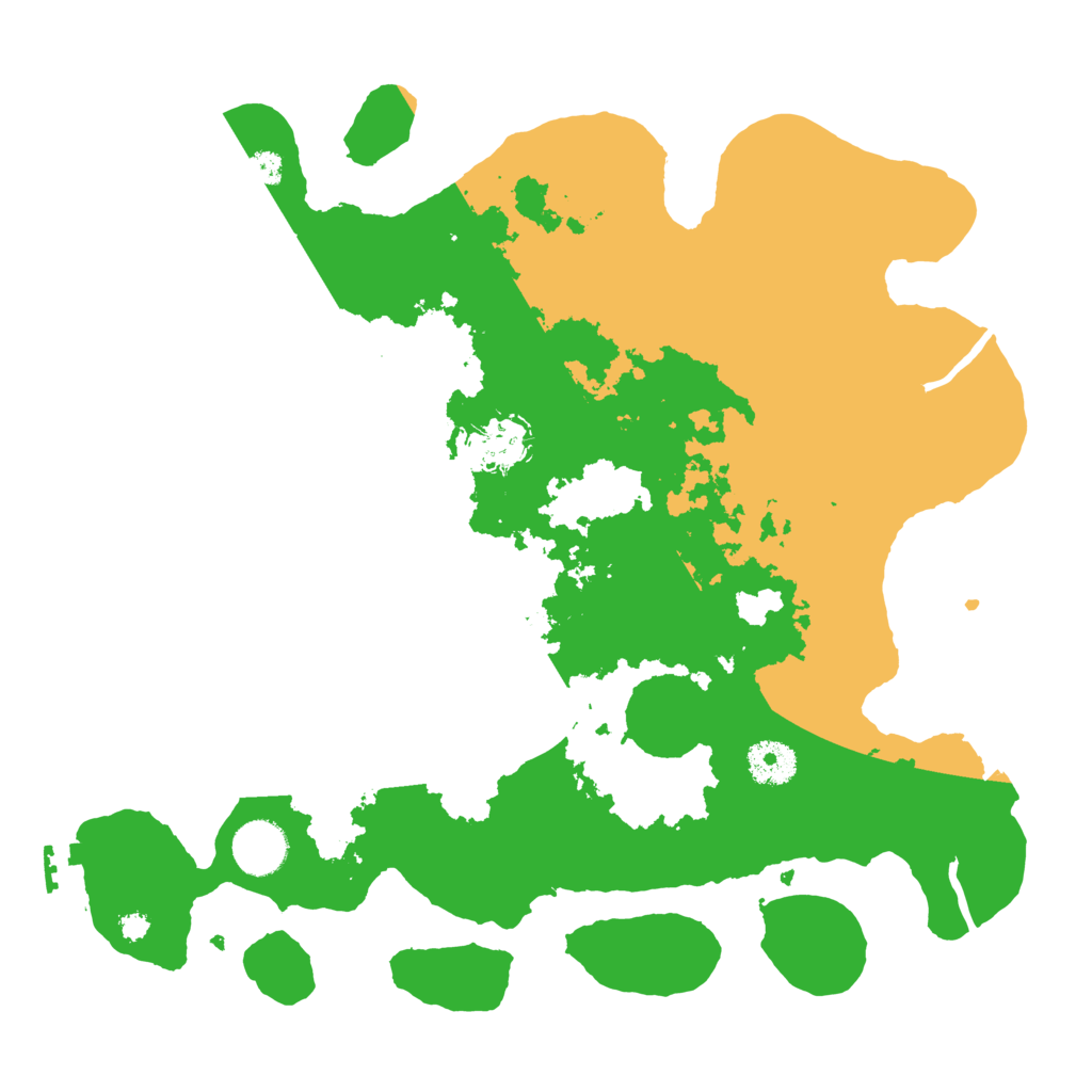 Biome Rust Map: Procedural Map, Size: 3500, Seed: 751967512