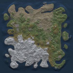 Thumbnail Rust Map: Procedural Map, Size: 4500, Seed: 633723371, 19 Monuments