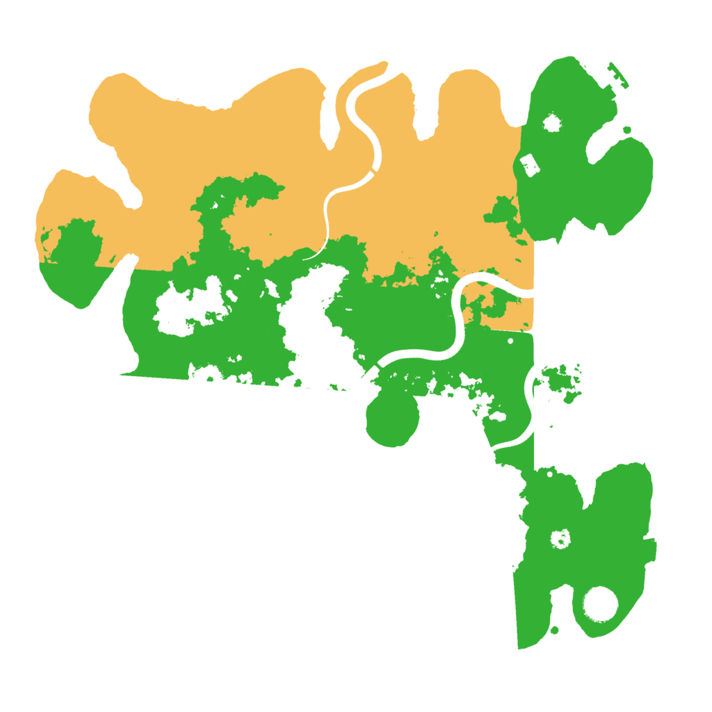 Biome Rust Map: Procedural Map, Size: 3600, Seed: 44785376