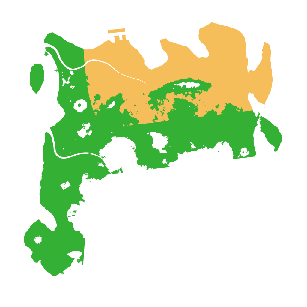 Biome Rust Map: Procedural Map, Size: 3650, Seed: 294969076