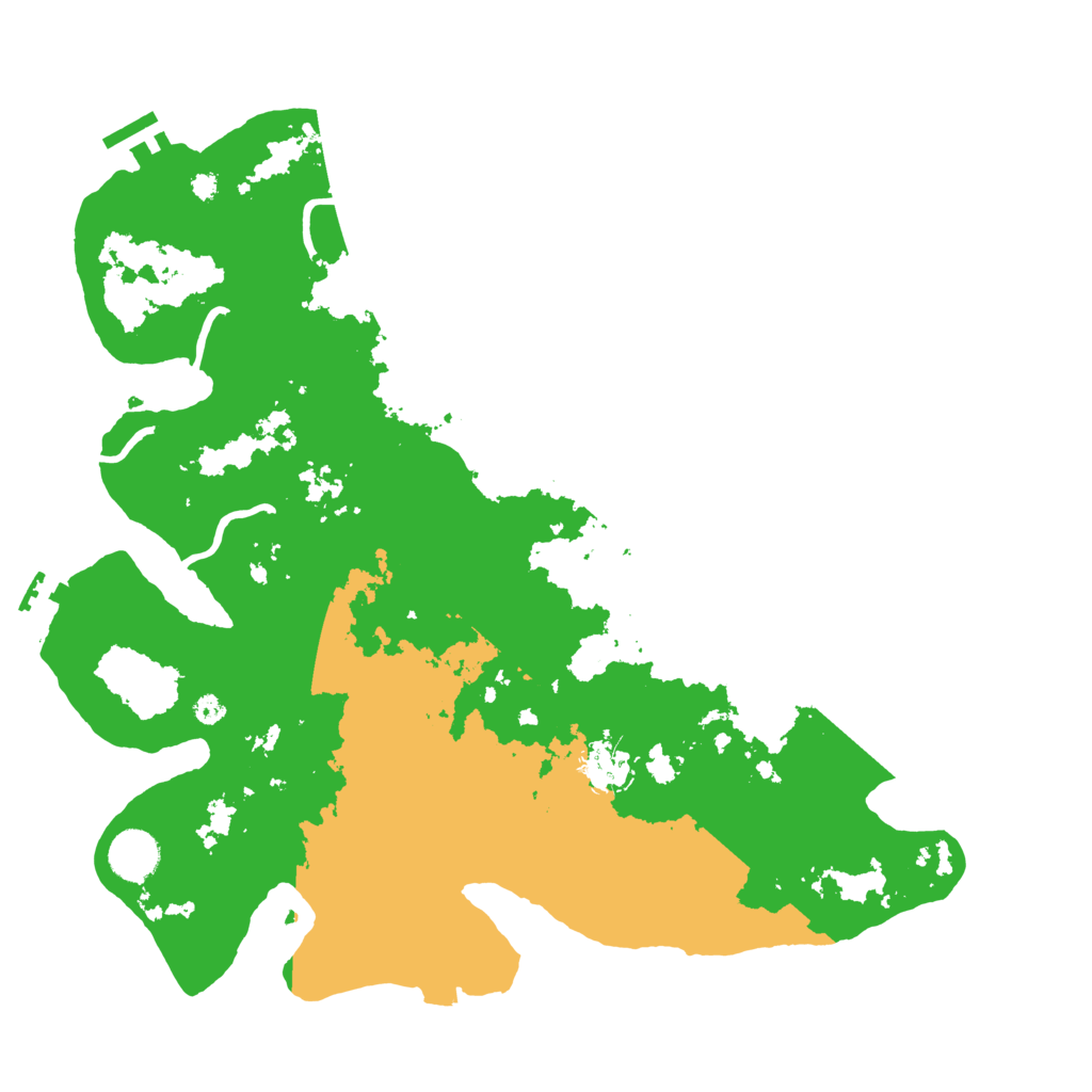 Biome Rust Map: Procedural Map, Size: 3800, Seed: 68148230