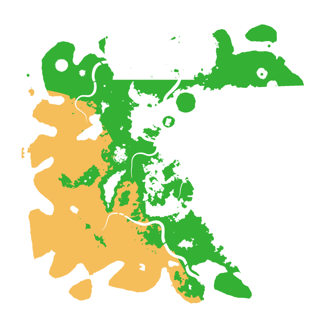 Biome Rust Map: Procedural Map, Size: 4500, Seed: 21234624
