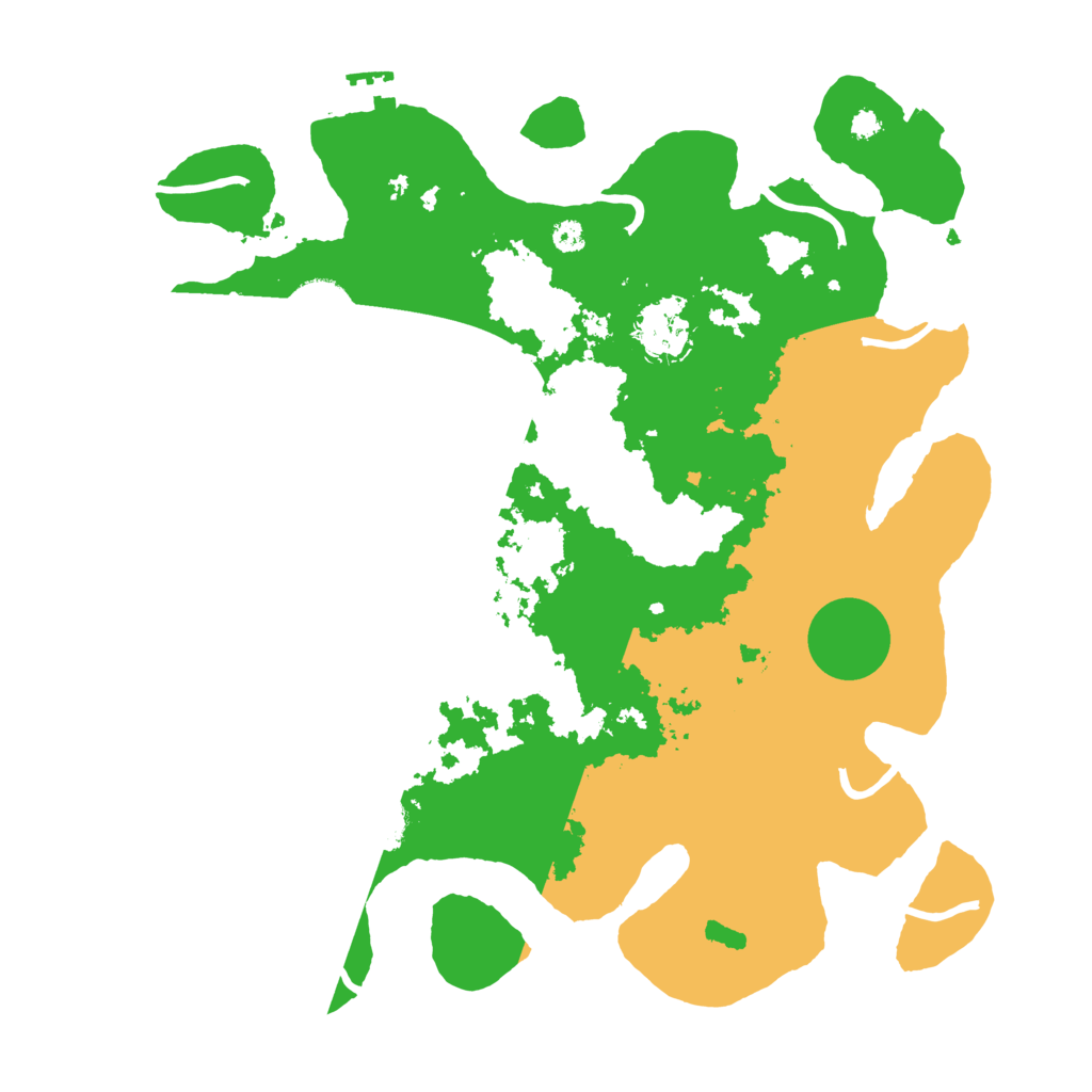 Biome Rust Map: Procedural Map, Size: 3500, Seed: 3777120