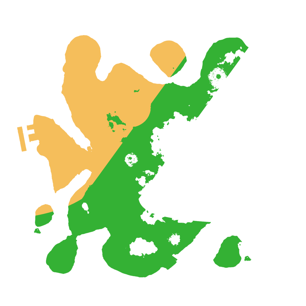 Biome Rust Map: Procedural Map, Size: 2500, Seed: 371249659