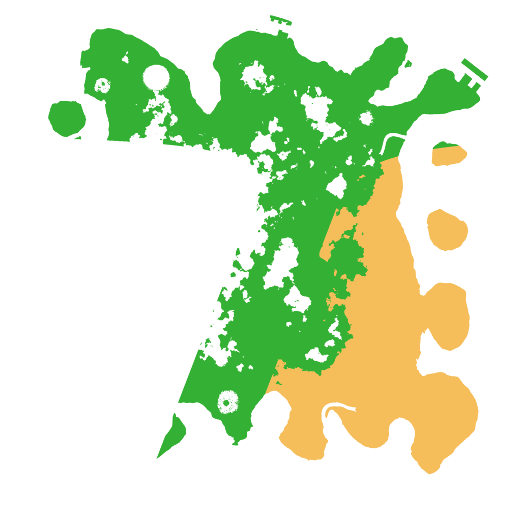 Biome Rust Map: Procedural Map, Size: 3500, Seed: 1159276345