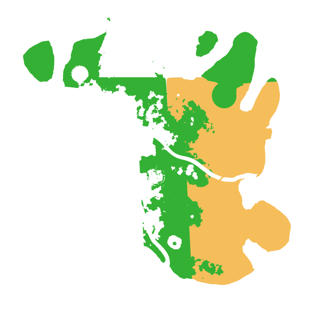 Biome Rust Map: Procedural Map, Size: 3350, Seed: 462598482