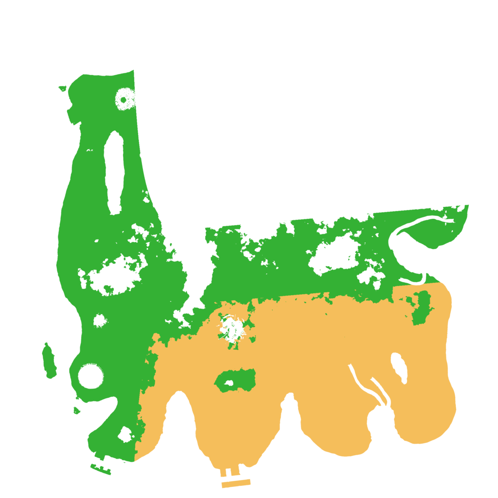 Biome Rust Map: Procedural Map, Size: 3500, Seed: 4090