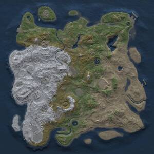 Thumbnail Rust Map: Procedural Map, Size: 4250, Seed: 426715288, 16 Monuments