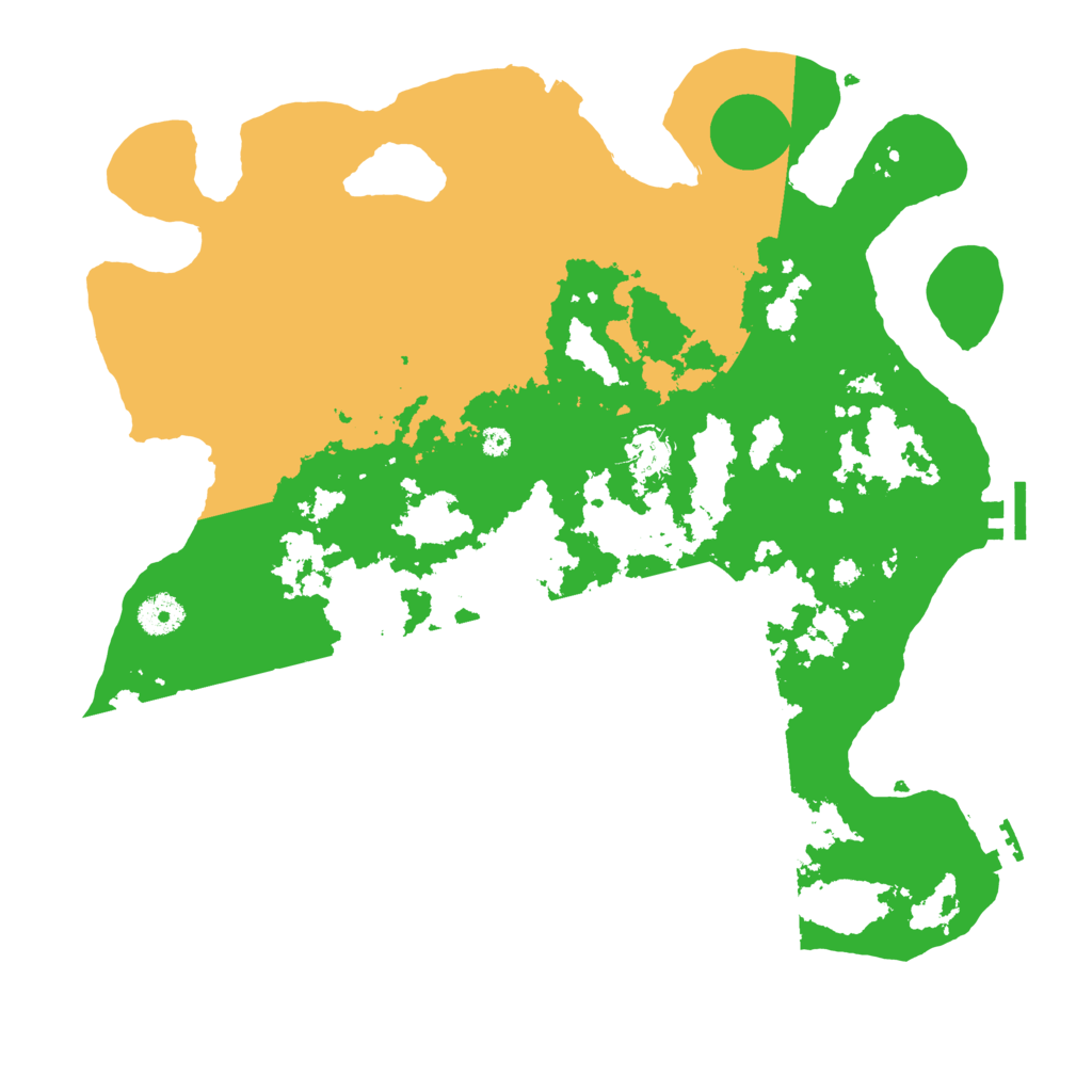 Biome Rust Map: Procedural Map, Size: 3800, Seed: 182208216