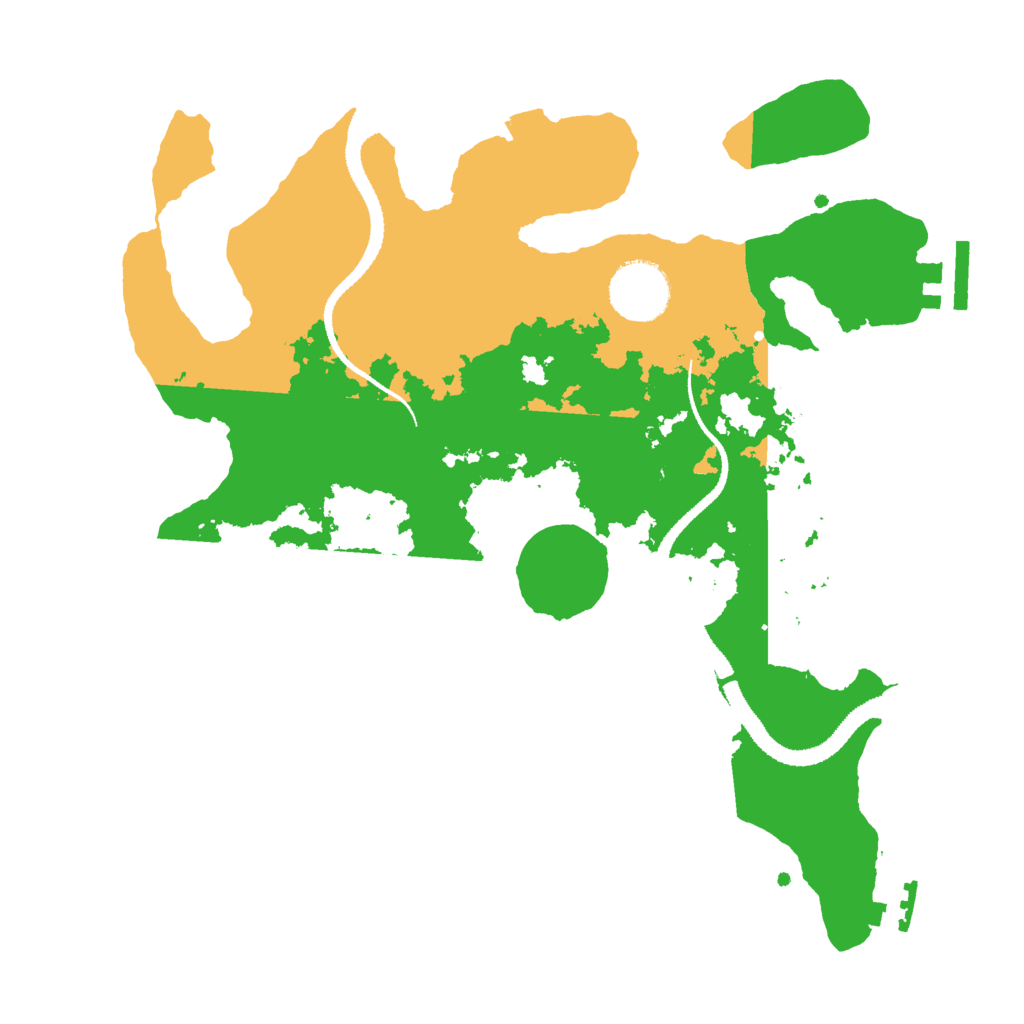 Biome Rust Map: Procedural Map, Size: 3000, Seed: 11504