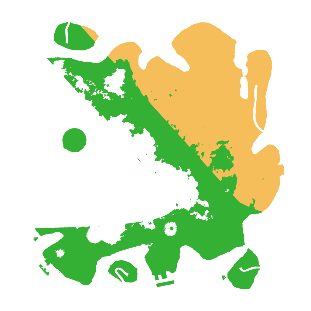 Biome Rust Map: Procedural Map, Size: 3500, Seed: 1455418326