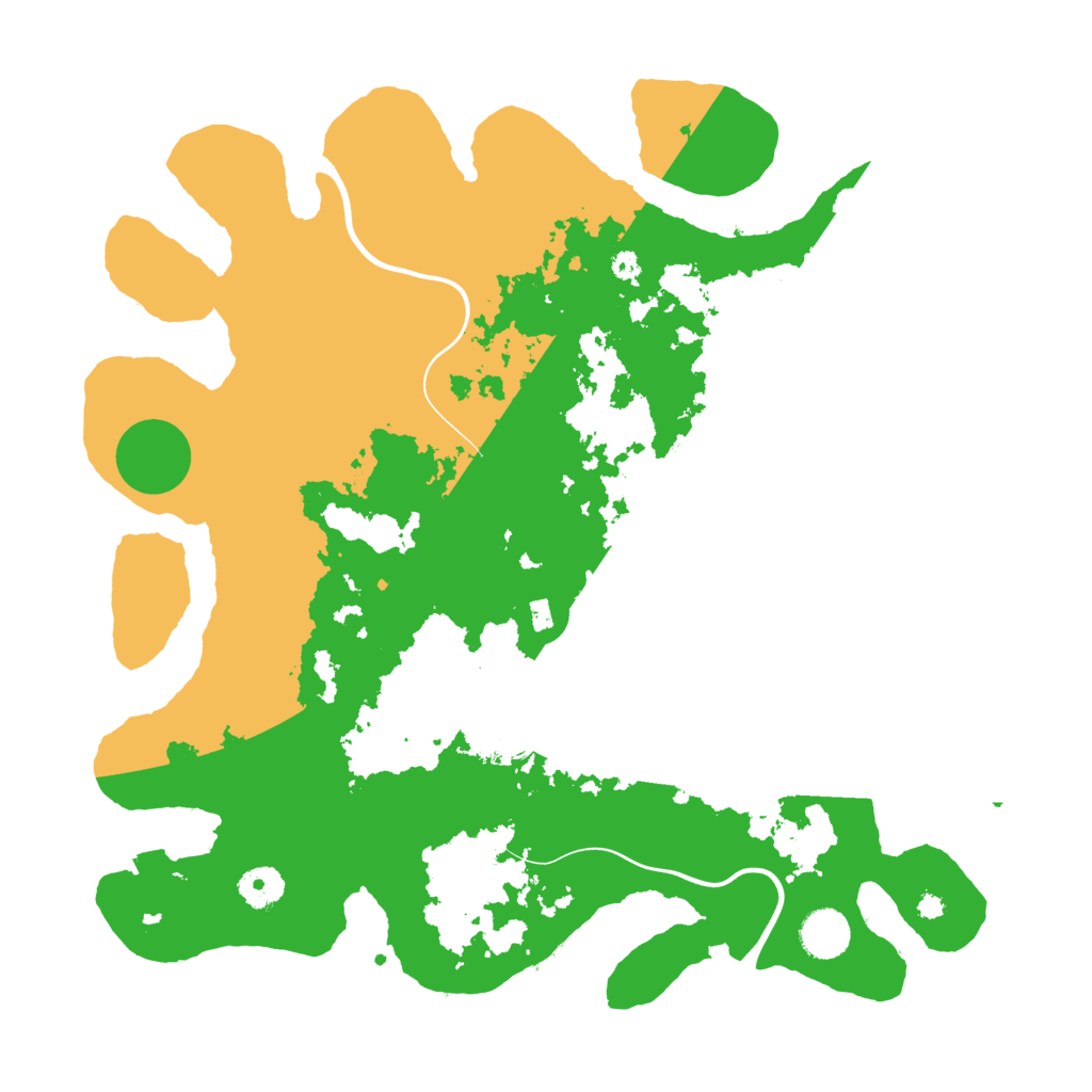 Biome Rust Map: Procedural Map, Size: 3850, Seed: 69519490