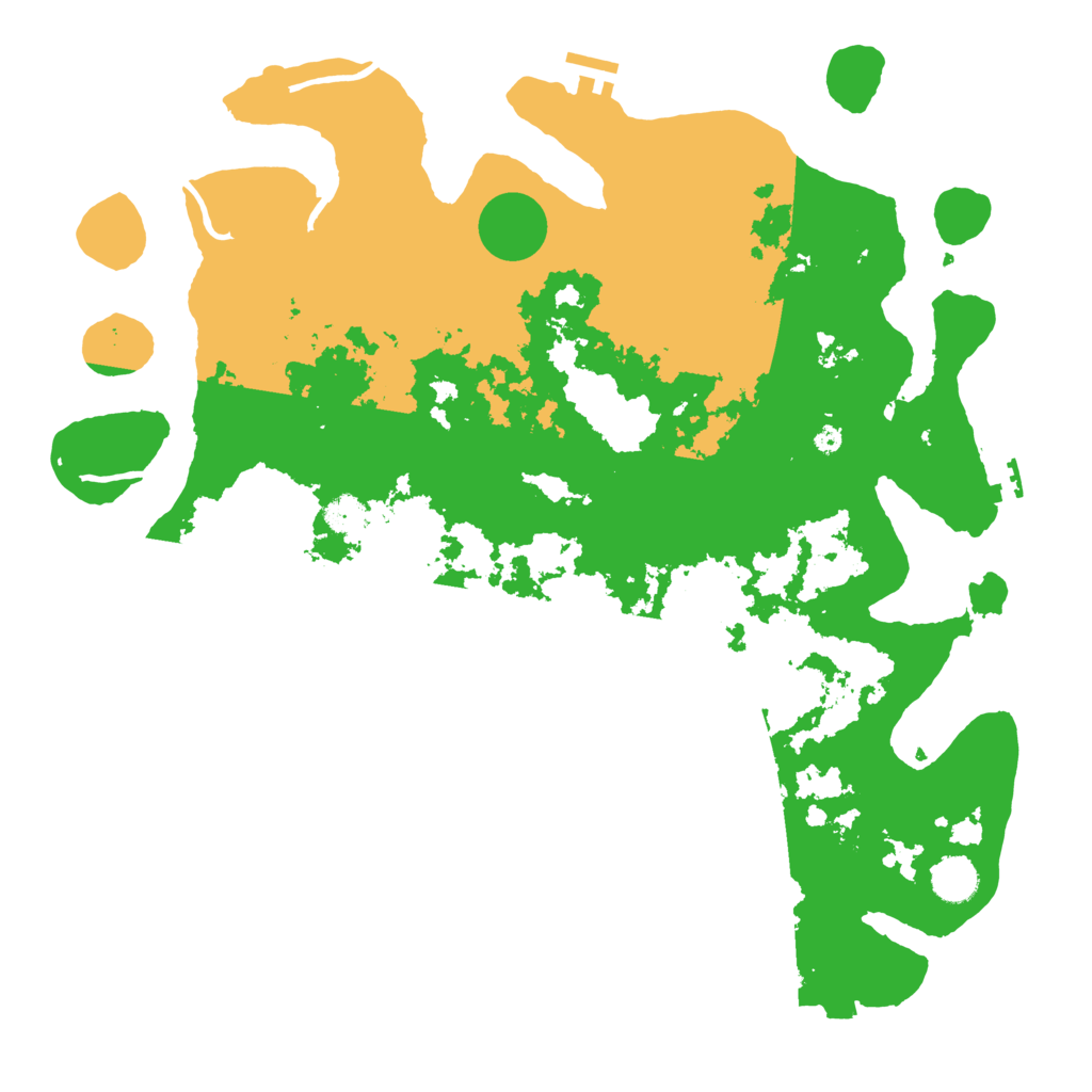 Biome Rust Map: Procedural Map, Size: 4200, Seed: 111903191