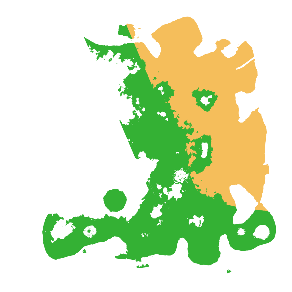 Biome Rust Map: Procedural Map, Size: 3600, Seed: 3620400