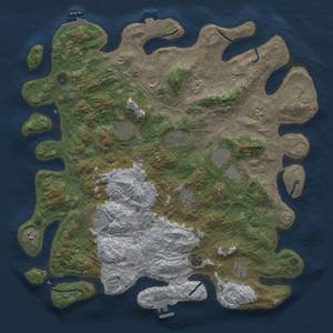 Thumbnail Rust Map: Procedural Map, Size: 4500, Seed: 1999215896, 19 Monuments