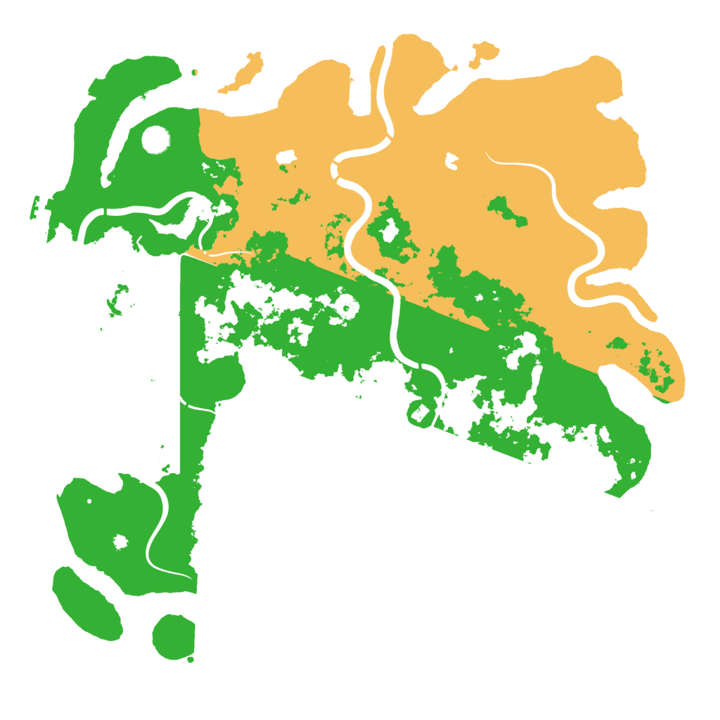 Biome Rust Map: Procedural Map, Size: 4500, Seed: 315686142
