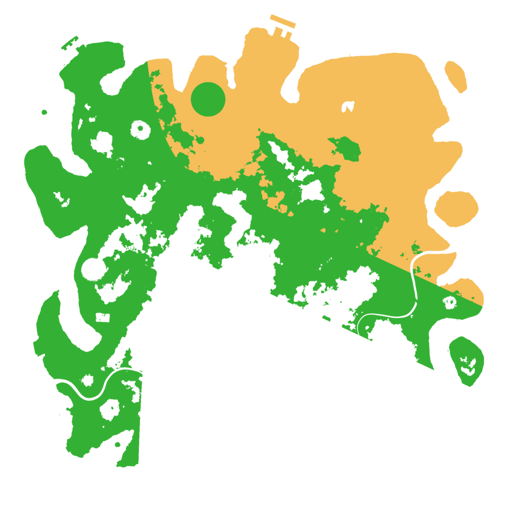 Biome Rust Map: Procedural Map, Size: 4000, Seed: 93246