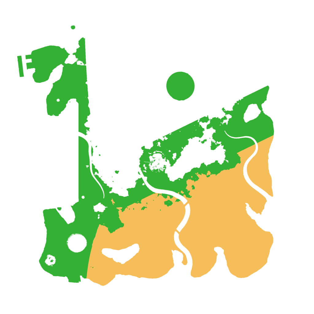 Biome Rust Map: Procedural Map, Size: 3000, Seed: 12671056