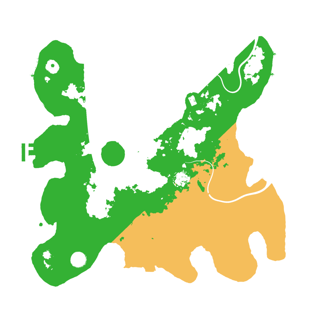 Biome Rust Map: Procedural Map, Size: 3500, Seed: 1373610216