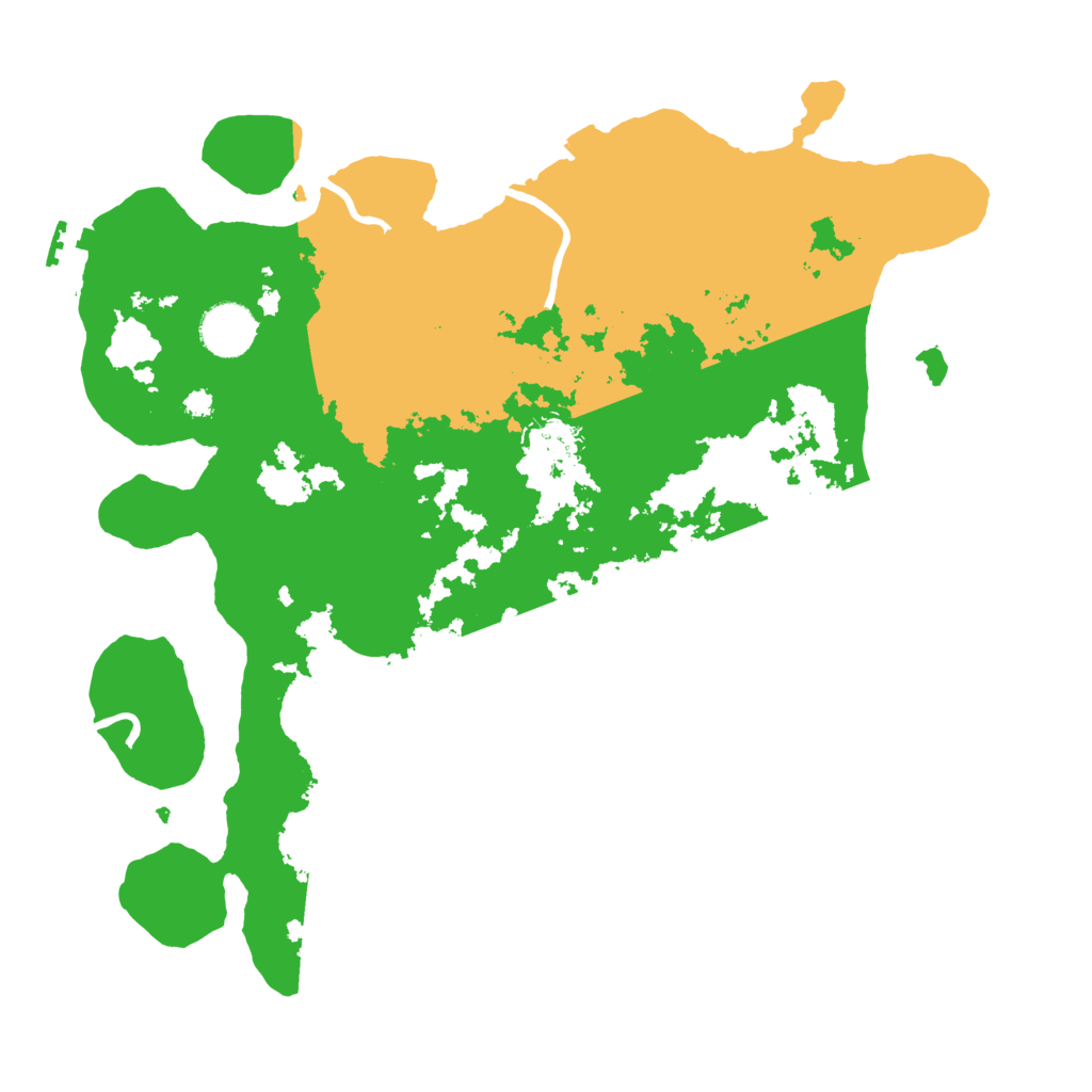 Biome Rust Map: Procedural Map, Size: 3500, Seed: 486257