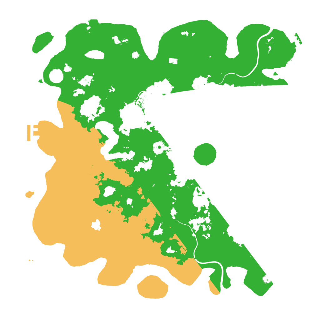 Biome Rust Map: Procedural Map, Size: 4000, Seed: 53617746