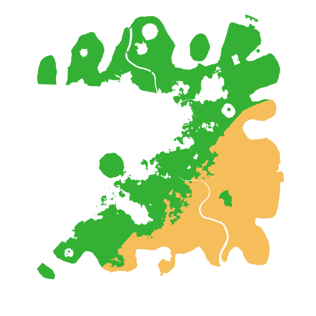 Biome Rust Map: Procedural Map, Size: 3500, Seed: 52451232