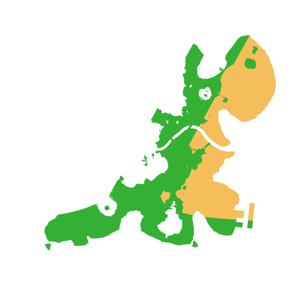 Biome Rust Map: Procedural Map, Size: 2400, Seed: 712