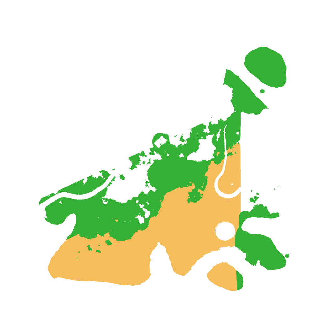 Biome Rust Map: Procedural Map, Size: 3000, Seed: 6890273