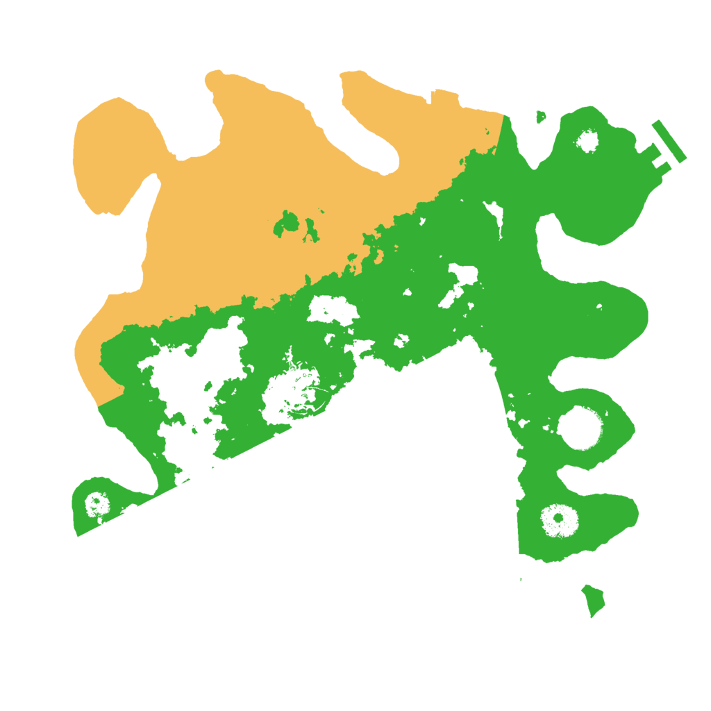 Biome Rust Map: Procedural Map, Size: 3000, Seed: 16933