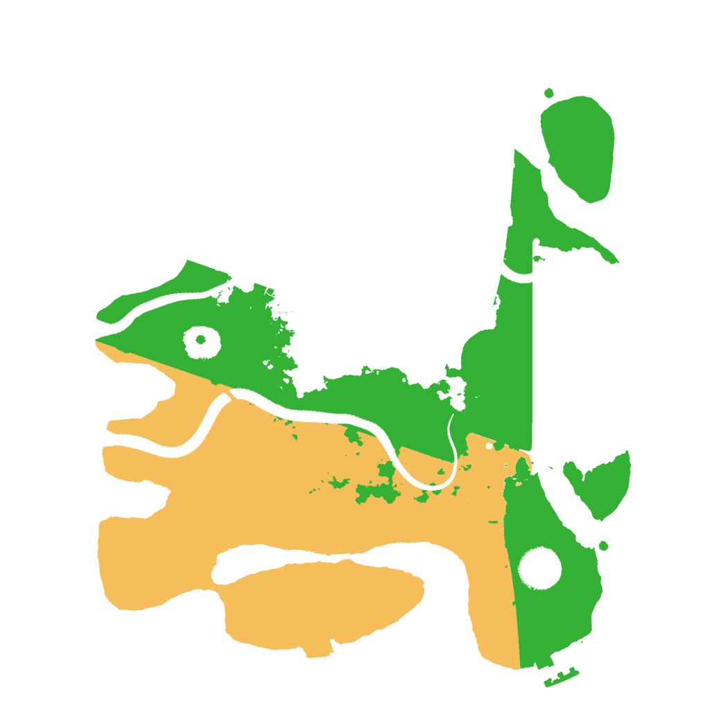 Biome Rust Map: Procedural Map, Size: 3000, Seed: 535119331