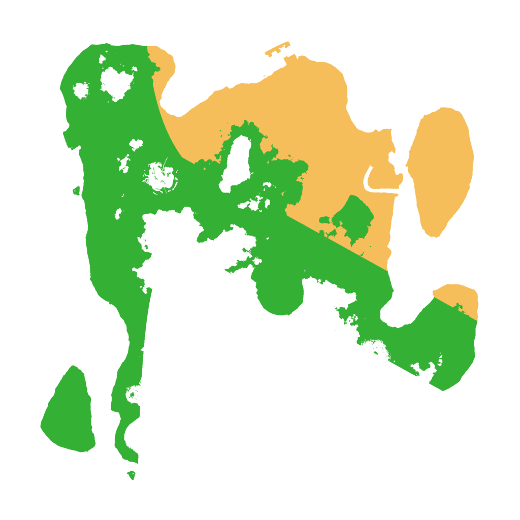 Biome Rust Map: Procedural Map, Size: 3000, Seed: 210563433