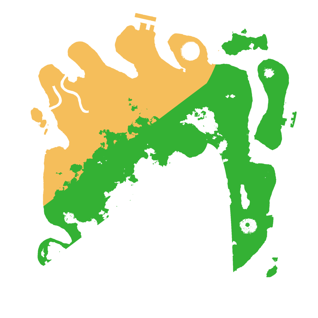 Biome Rust Map: Procedural Map, Size: 3000, Seed: 24873