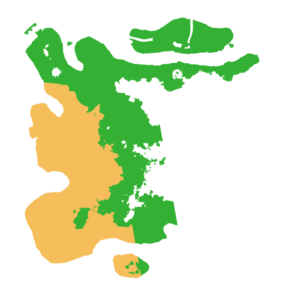 Biome Rust Map: Procedural Map, Size: 3000, Seed: 635404568