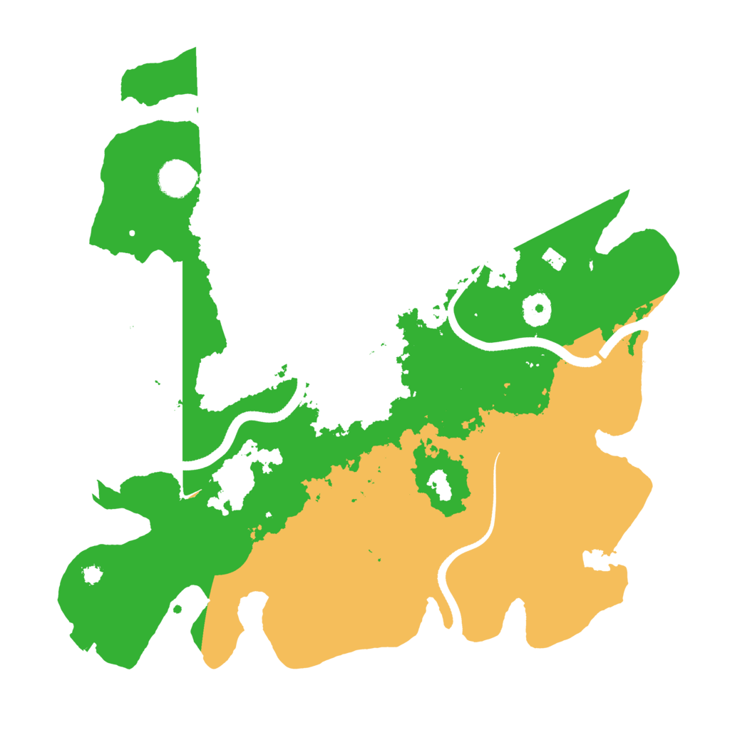 Biome Rust Map: Procedural Map, Size: 3500, Seed: 2057869980