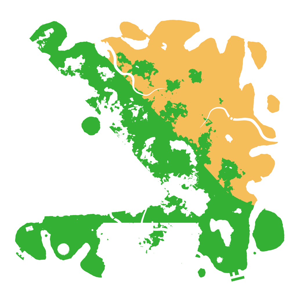 Biome Rust Map: Procedural Map, Size: 4500, Seed: 8611536